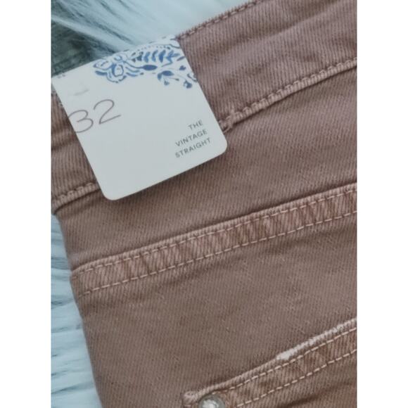 NWT Anthropologie Pilcro Vintage Straight Jeans - 32 waist - Picture 7 of 11